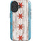 Chicago Flag Dark Wood iPhone 16 Plus Magsafe Impact Case